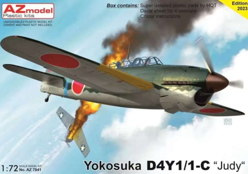 AZ7841  авиация  Yokosuka D4Y1/1-C "Jady"  (1:72)