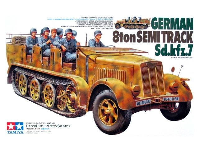 35148  техника и вооружение  8 ton semi track Sd.Kfz.7 (1:35)