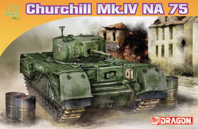 7507  техника и вооружение  Churchill Mk.IV NA 75  (1:72)