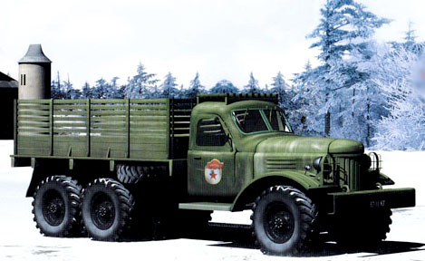 01101  техника и вооружение  Z&L-157 Soviet Army Truck  (1:72)