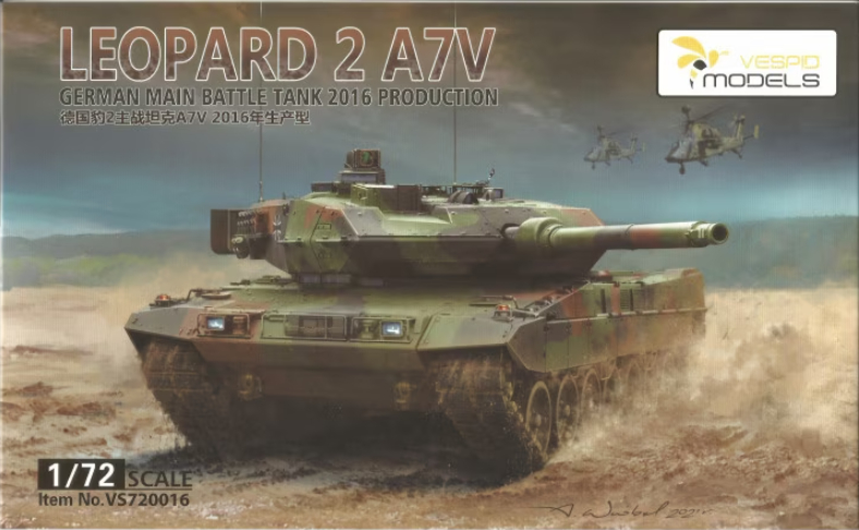 VS720016  техника и вооружение  Leopard 2 A7V German Main Battle Tank  (1:72)