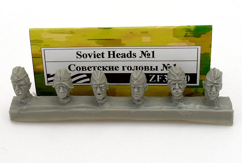 ZF35010  дополнения из смолы  Советские головы №1  (1:35)