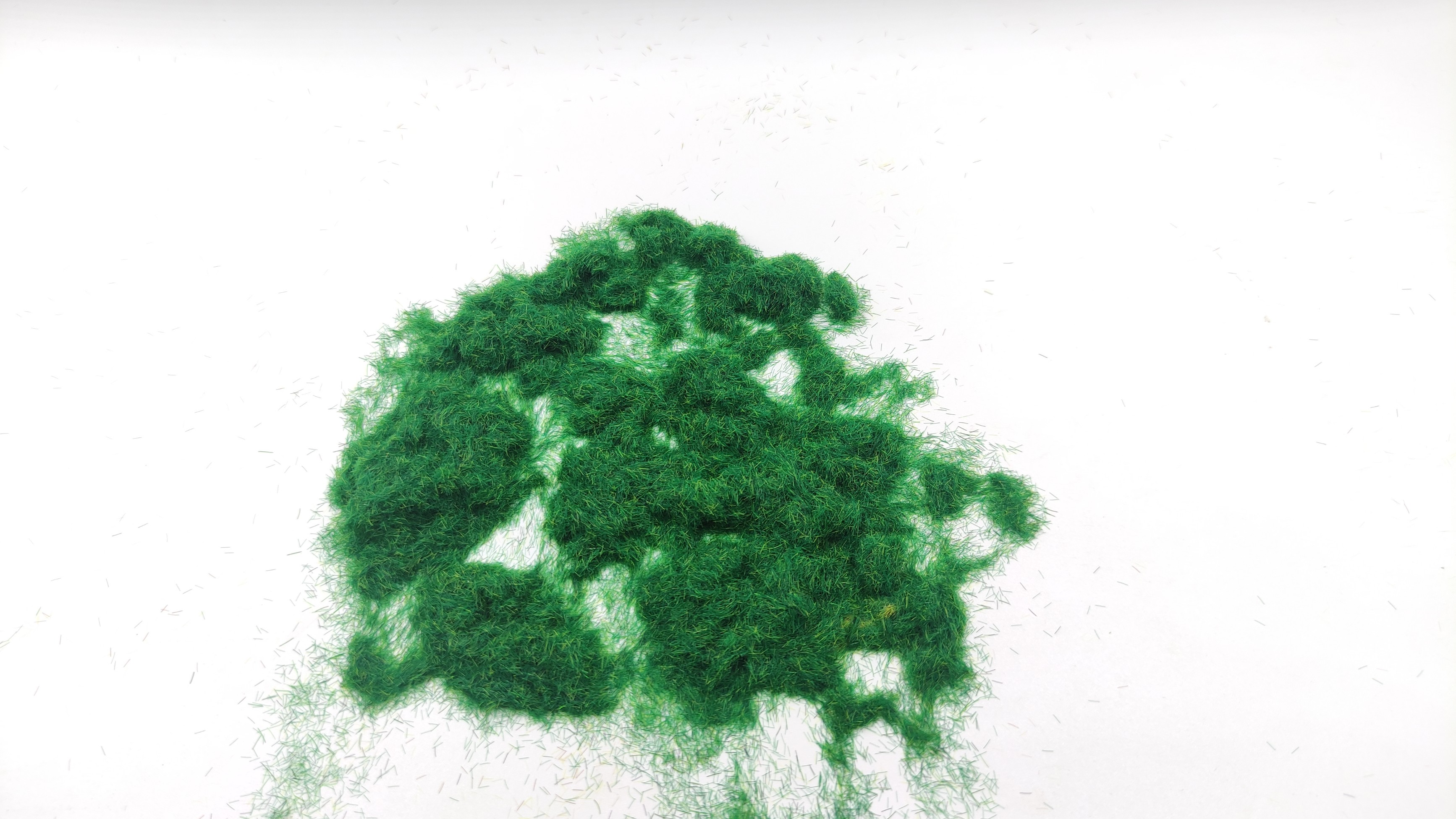 2971  материалы для диорам  Трава статичная, травяной зелёный 2мм