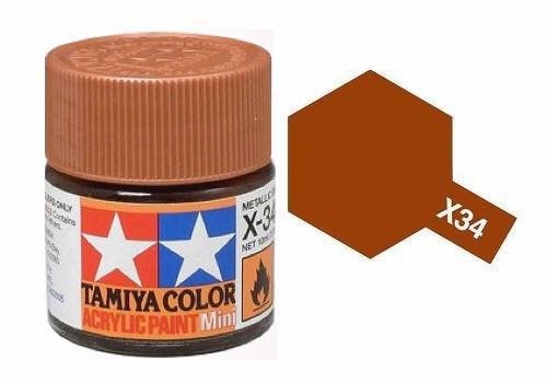 81534  краска  Акрил X-34 Коричневый металлик