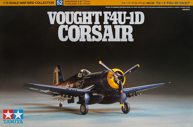 60752  авиация  Vought F4U-1D Corsair (1:72)