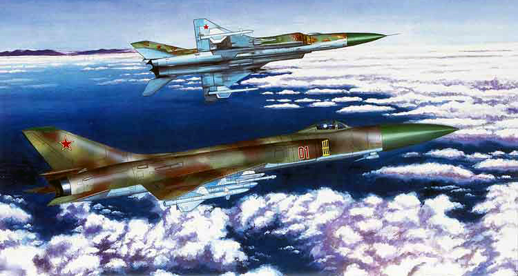 01623  авиация  ОКБ Сухого-15 TM Flagon-F  (1:72)