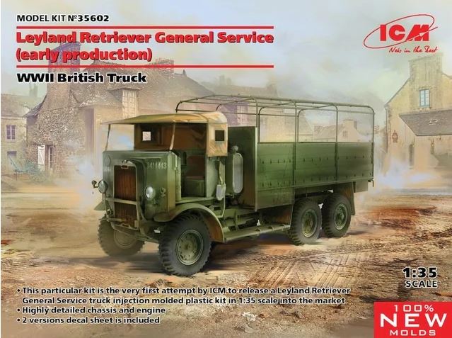 35602  техника и вооружение  Leyland Retriever General Service (раннего производства)  (1:35)