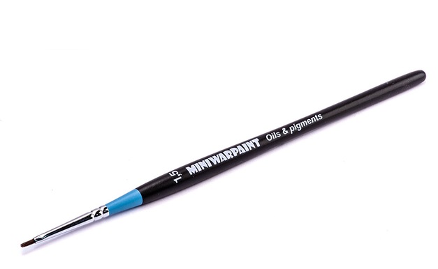 T-017  кисти  Кисть MiniWarPaint серии OILS & PIGMENTS №1,5