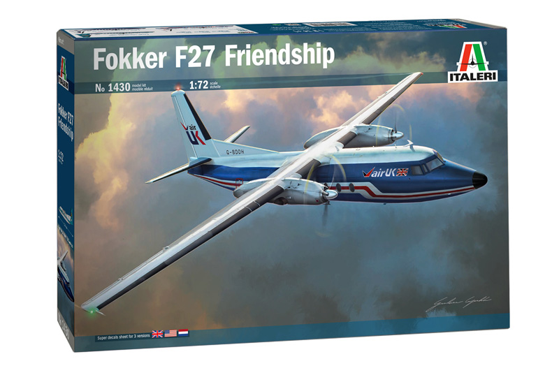 1430  авиация  Fokker F27 Friendship  (1:72)