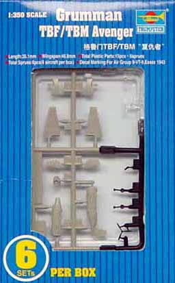 06212  авиация  TBF/TBM "Эвенджер" (6шт) (1:350)