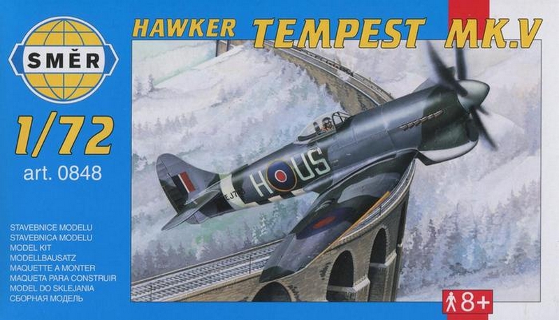 0848  авиация  Hawker Tempest Mk.V  (1:72)