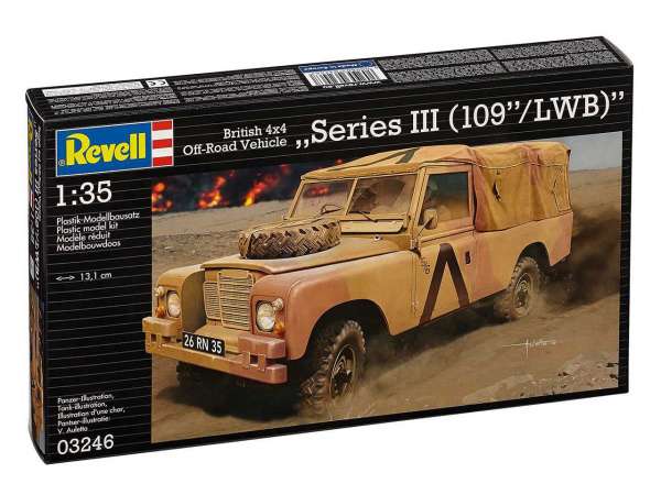 03246  техника и вооружение  British 4x4 Off-Road Vehicle "Series III (109"/LWB)"  (1:35)