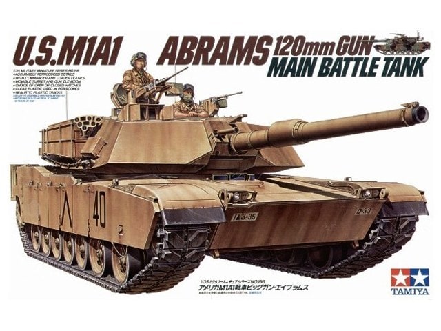 35156  техника и вооружение  US М1А1 Abrams (1:35)