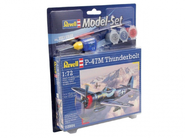 63984  авиация  P-47M Thunderbolt MODEL SET  (1:72)