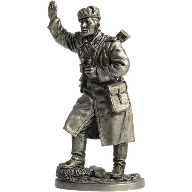 WW2-12  миниатюра  Старший сержант - артиллерист, командир орудия, 1943-45 гг. СССР