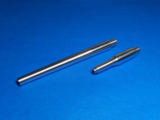 MG-3535  металлические стволы  122-мм 2А17 для Т-10М, с эжектором, без дульника  (1:35)