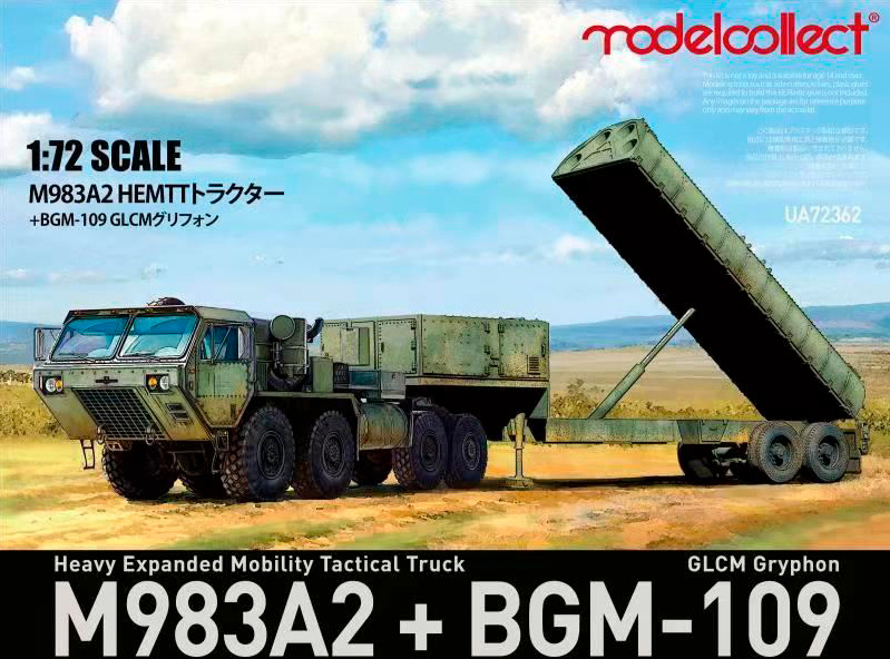 UA72362  техника и вооружение  US M983A2 tracktor & BGM-109G  (1:72)