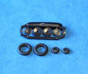 7216  дополнения из пластика  Rubber Wheels. Fw190  (1:72)