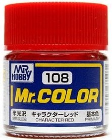 C108  краска 10мл  CHARACTER RED