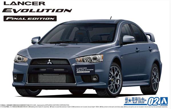 05795  автомобили и мотоциклы  Lancer Evolution Final Edition  (1:24)