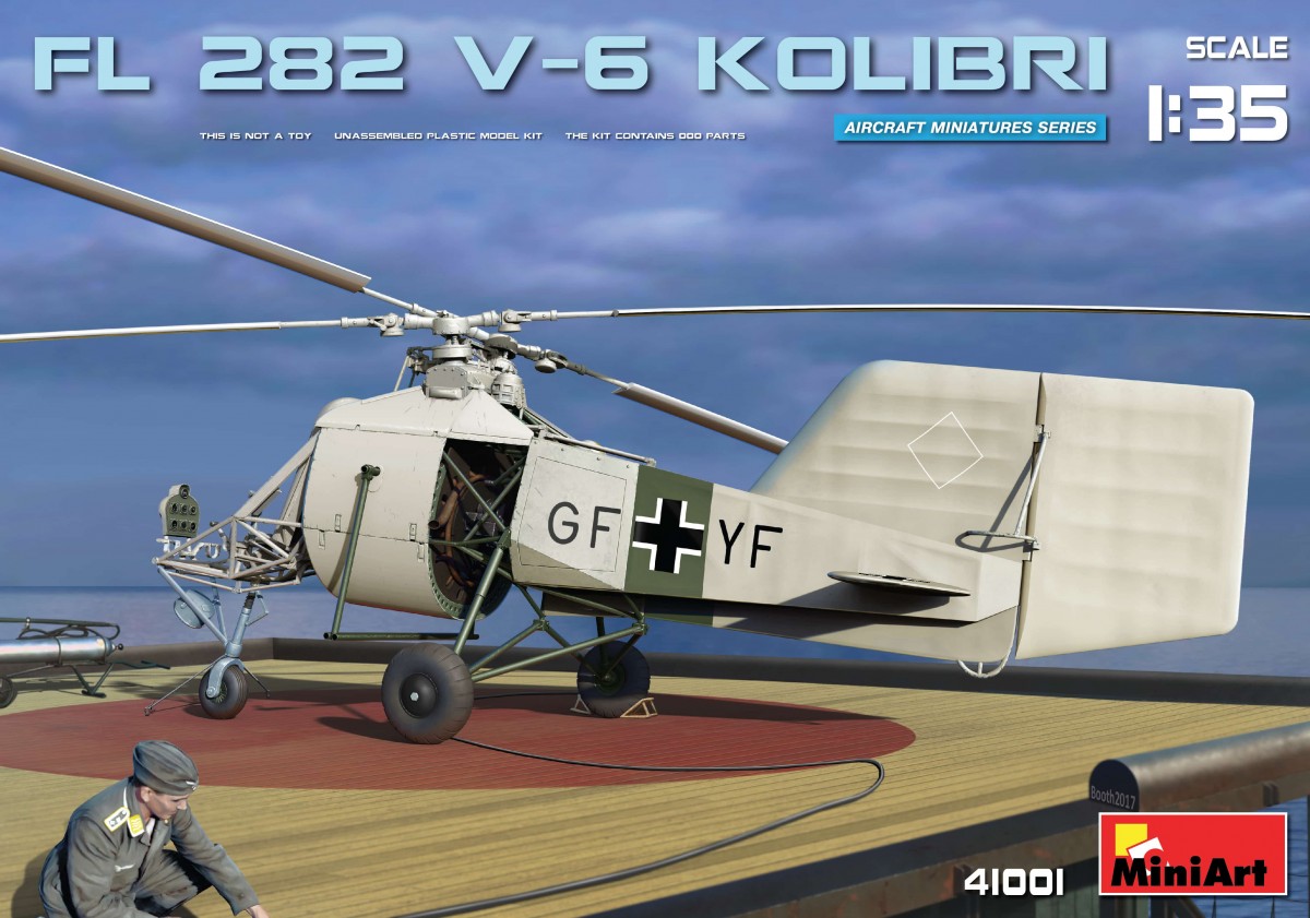 41001  авиация  FL 282 V-6 KOLIBRI  (1:35)