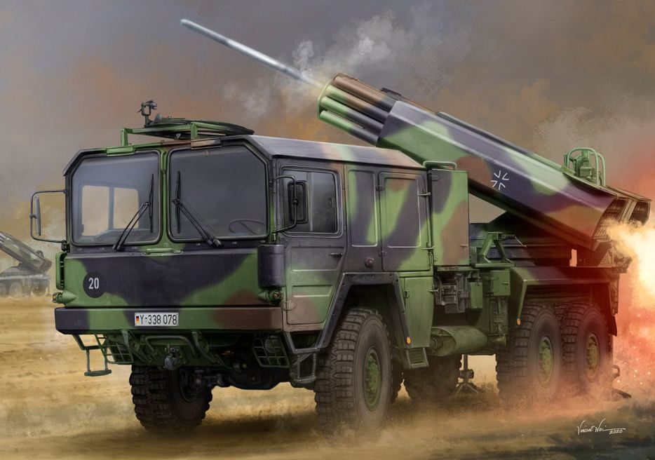 85521  техника и вооружение  LKW 7t mil gl LARS2  (1:35)