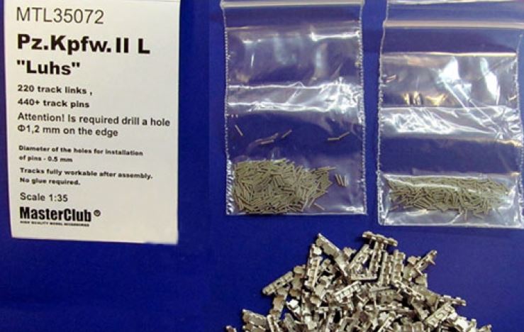 MTL-35072  траки наборные Tracks for Pz.II L "Luhs"  (1:35)
