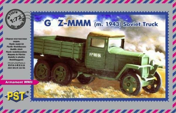 72078  техника и вооружение  G@Z-MMM Soviet truck (m.1943)  (1:72)