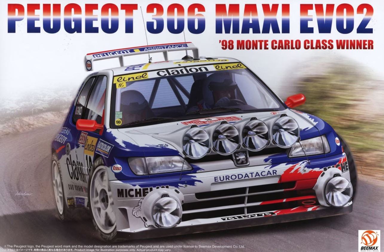 BX24026  автомобили и мотоциклы  Peugeot 306 Maxi EVO2  (1:24)