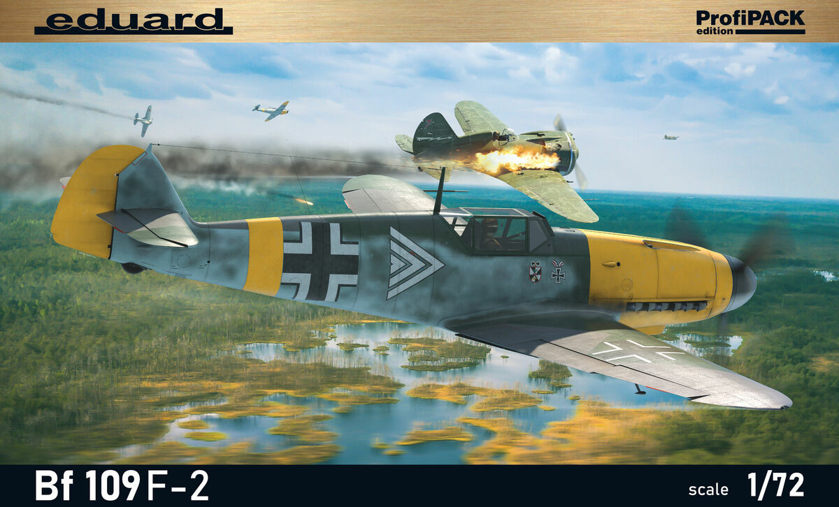 70154  авиация  Bf 109 F-2 ProfiPACK Edition  (1:72)