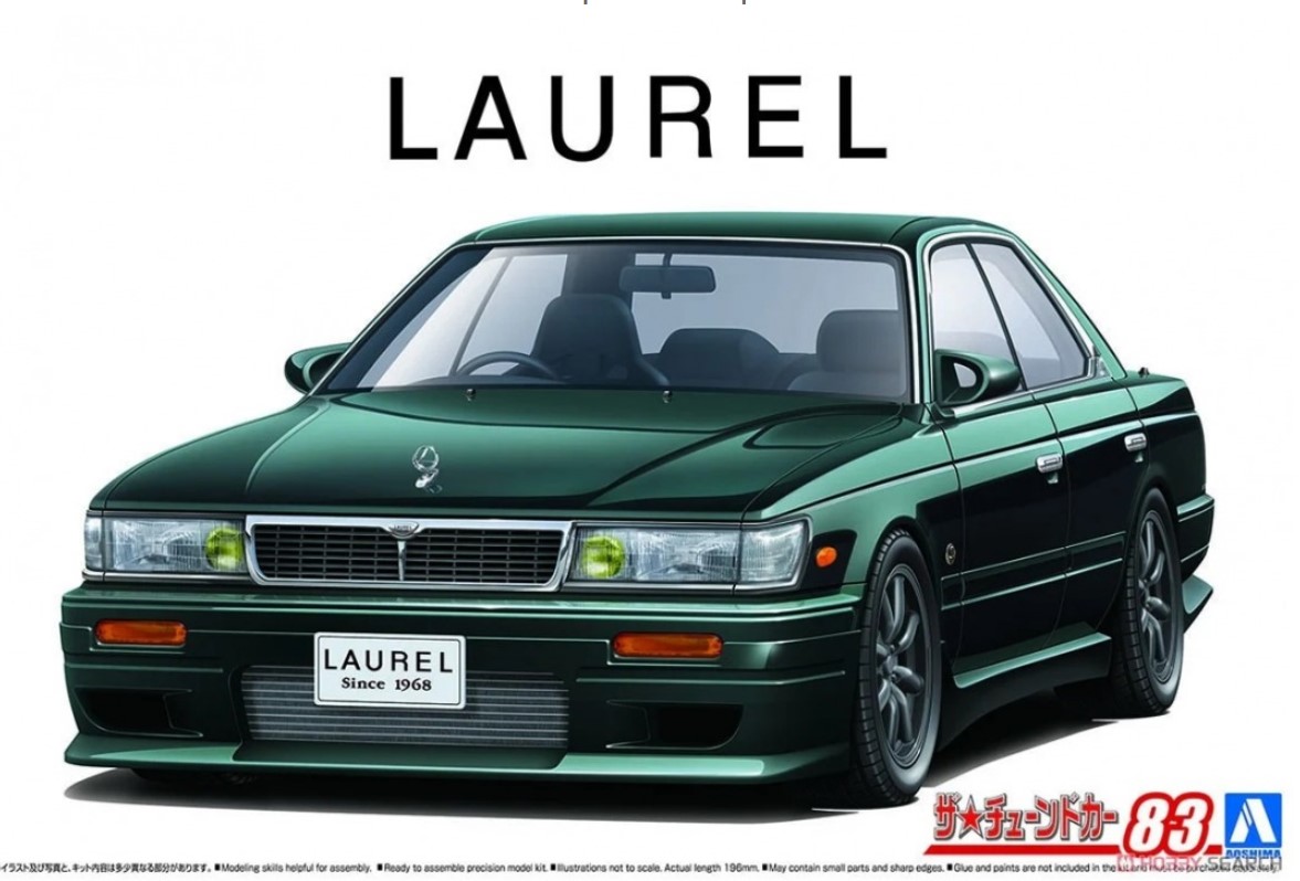 06674  автомобили и мотоциклы  C33 Laurel '91 Aero Custom (Nissan)  (1:24)