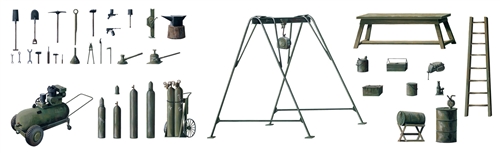 0419  наборы для диорам  FIELD TOOL SHOP (1:35)