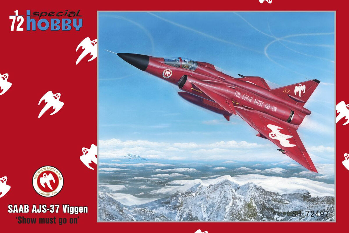 SH72497  авиация  Saab AJS-37 Viggen Show must go on  (1:72)