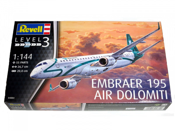 04884  авиация  Embraer 195 Air Dolomiti  (1:144)