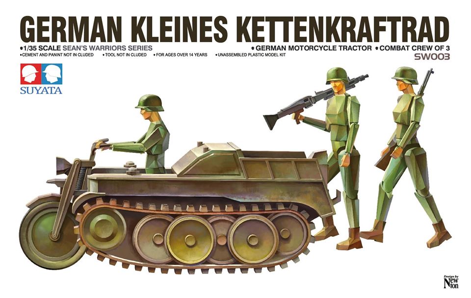 SW003  техника и вооружение  German Kleines Kettenkraftrad (w.Crew)  (1:35)