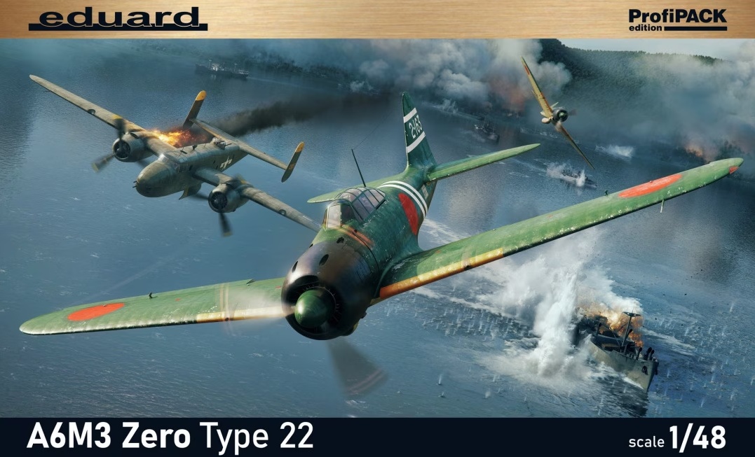 82214  авиация  A6M3 Zero type 22  (1:48)