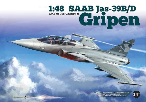KH80118  авиация  Saab Jas-39B/D Gripen  (1:48)