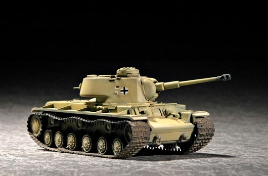07265  техника и вооружение  German Pz.Kpfw KV-1 756( r ) tank  (1:72)