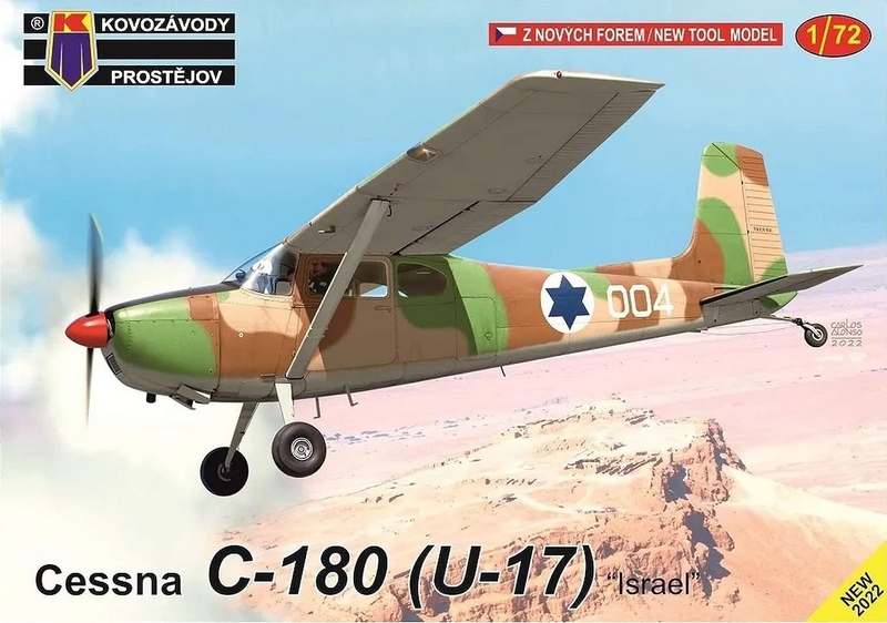 KPM0369  авиация  Cessna C-180(U-17) "Israel"  (1:72)