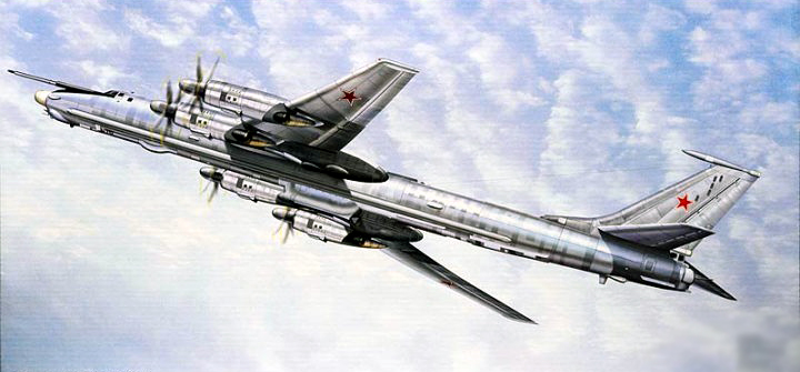 01609  авиация  КБ Туполева-142MR Bear-J  (1:72)