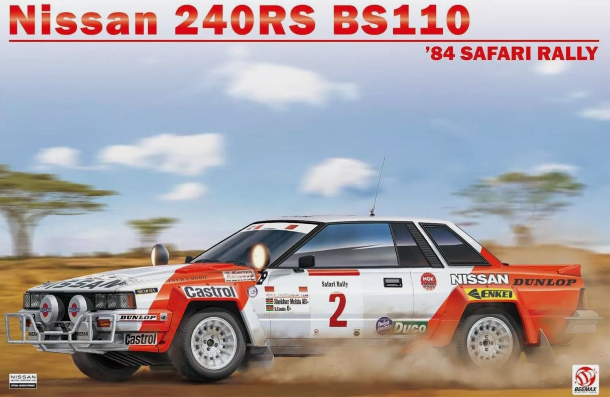 BX24041  автомобили и мотоциклы  Nissan 240RS BS110 1984 Safari Rally Winner  (1:24)