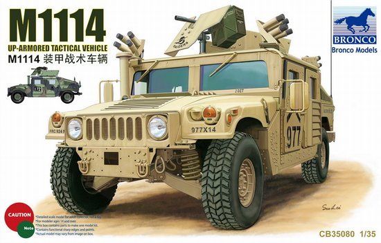 CB35080  техника и вооружение  M1114 Up-Armored Tactical Vehicle  (1:35)