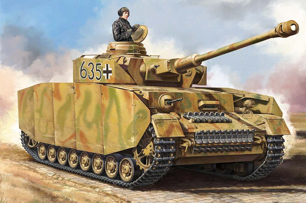 84841  техника и вооружение  German Pzkpfw IV Ausf.H Medium Tank  (1:48)