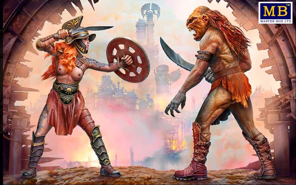 MB24083  фигуры  Stange Company`s adventures. Episode V. Recognition  (1:24)