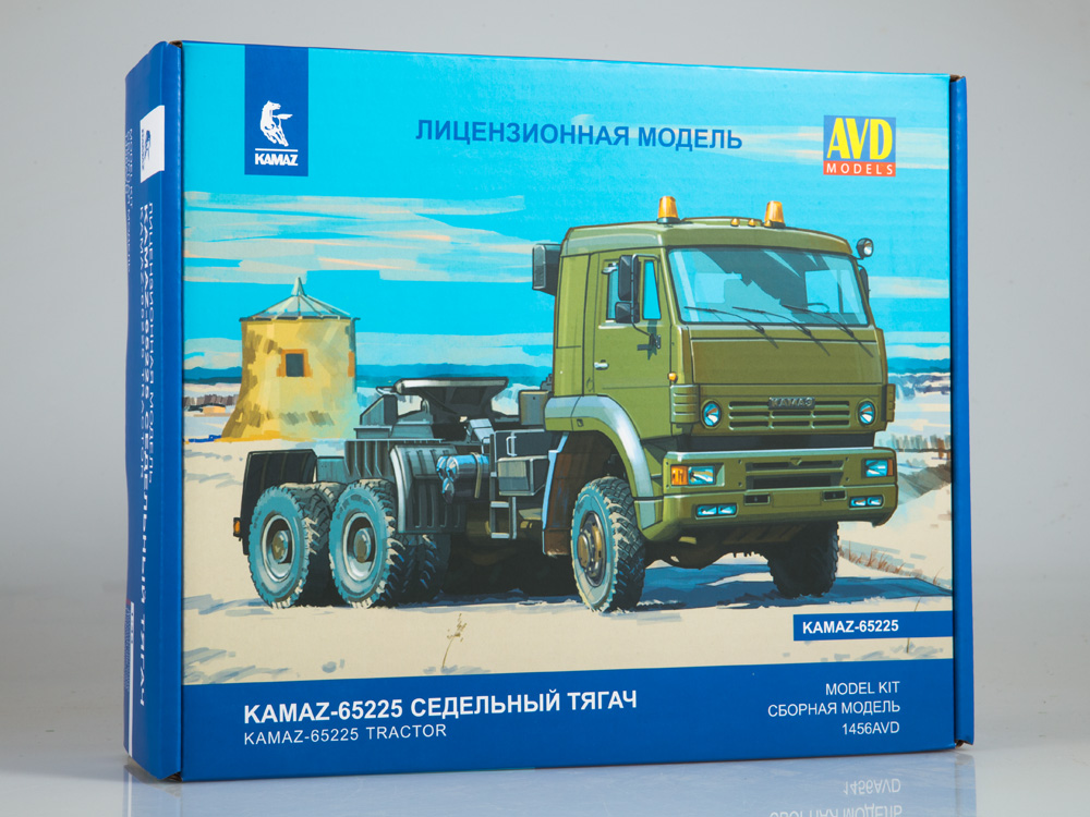 1456AVD  автомобили и мотоциклы  КАМАЗ-65225 седельный тягач  (1:43)