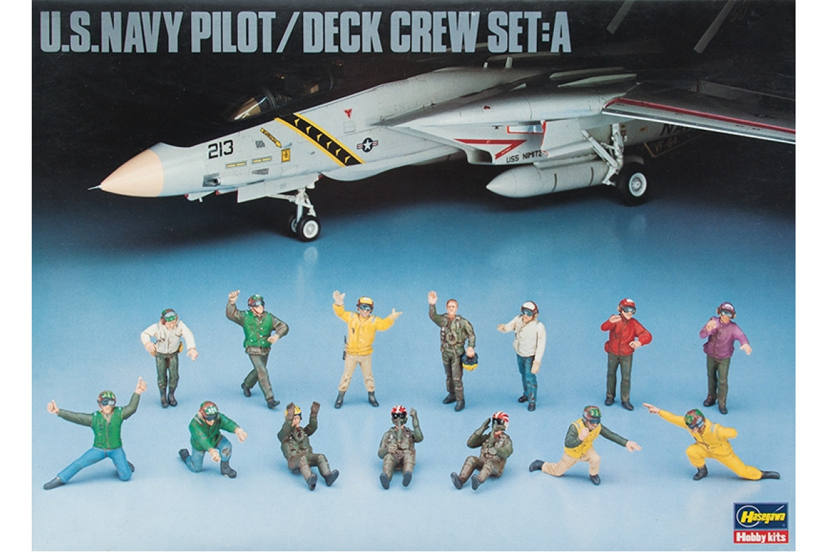 36006  фигуры  U.S. Navy Pilot/Deck Crew Set A  (1:48)