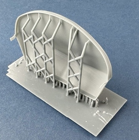 A35-053  дополнения из смолы  Garford-Putilov turret tent cover  (1:35)