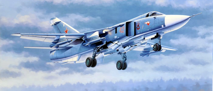 02835  авиация  ОКБ Сухого-24M Fencer-D  (1:48)