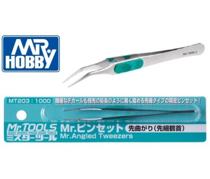 MT-203  ручной инструмент  Пинцет угловой Mr.Angled Tweezers