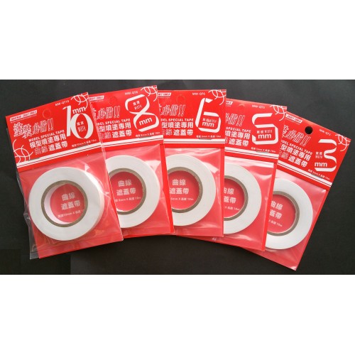 MW-QT3  инструменты для работы с краской  Гибкая маскировочная лента 3мм*18М